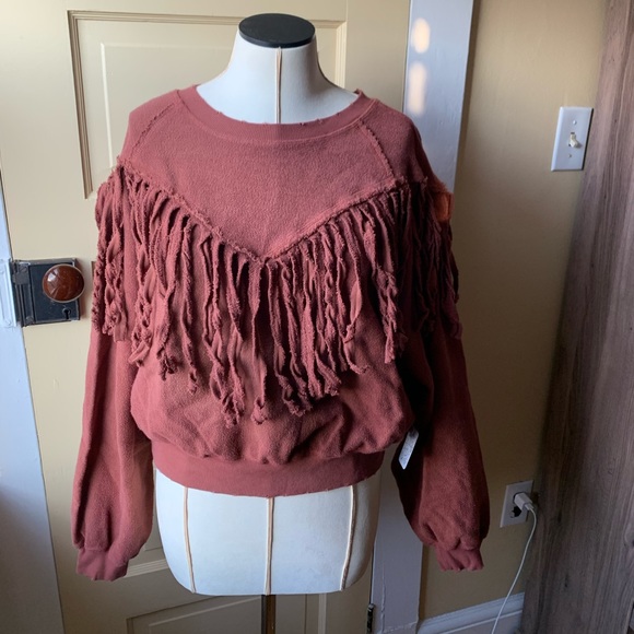Tops | Lets Hang Pullover Rust | Poshmark